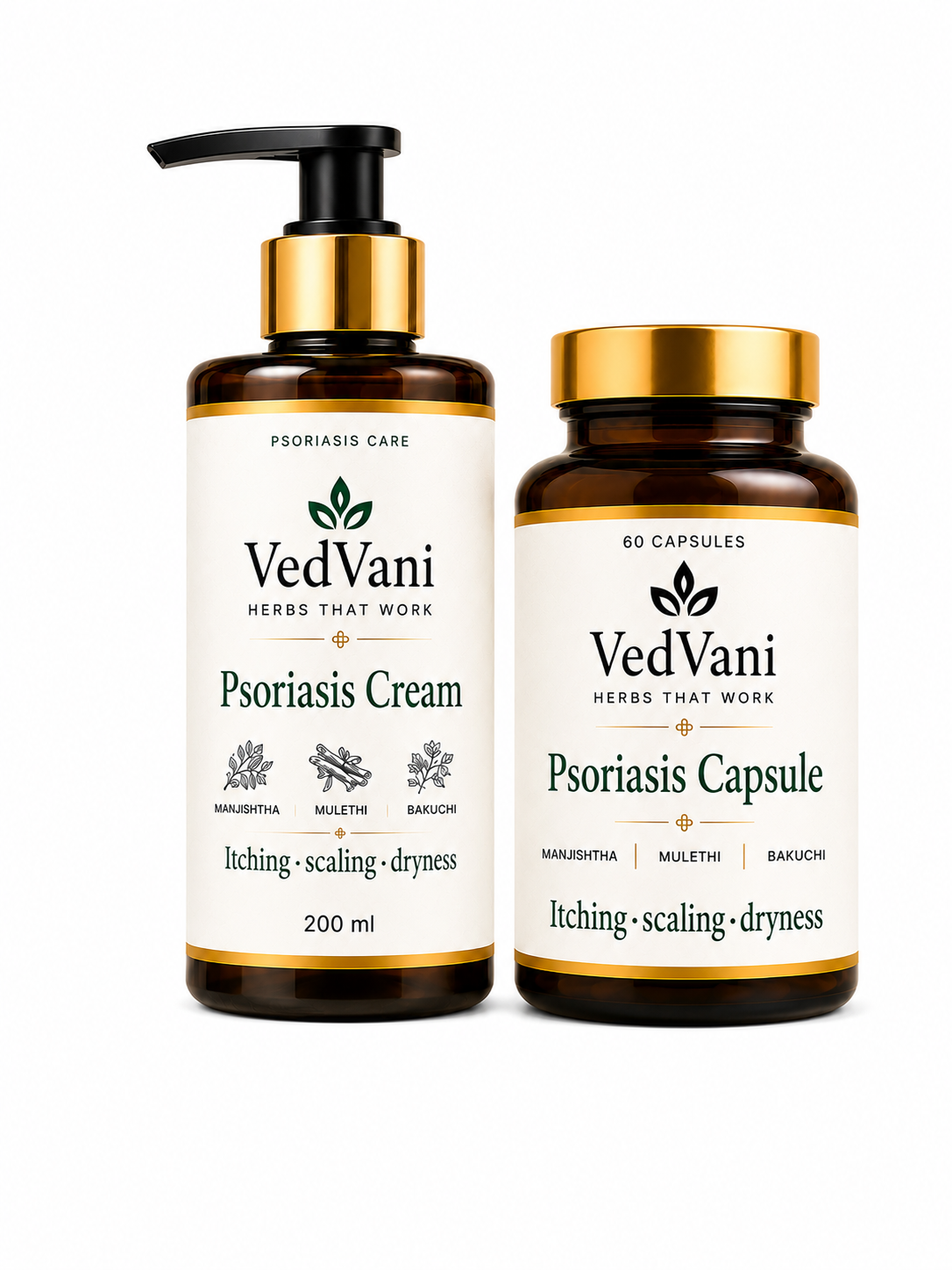 Psoriasis Cream + Capsule (30 days)