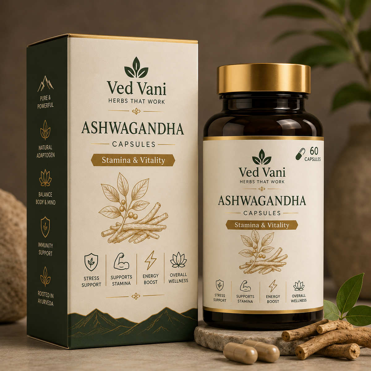 Ashwaghanda Capsule - 60 capsules
