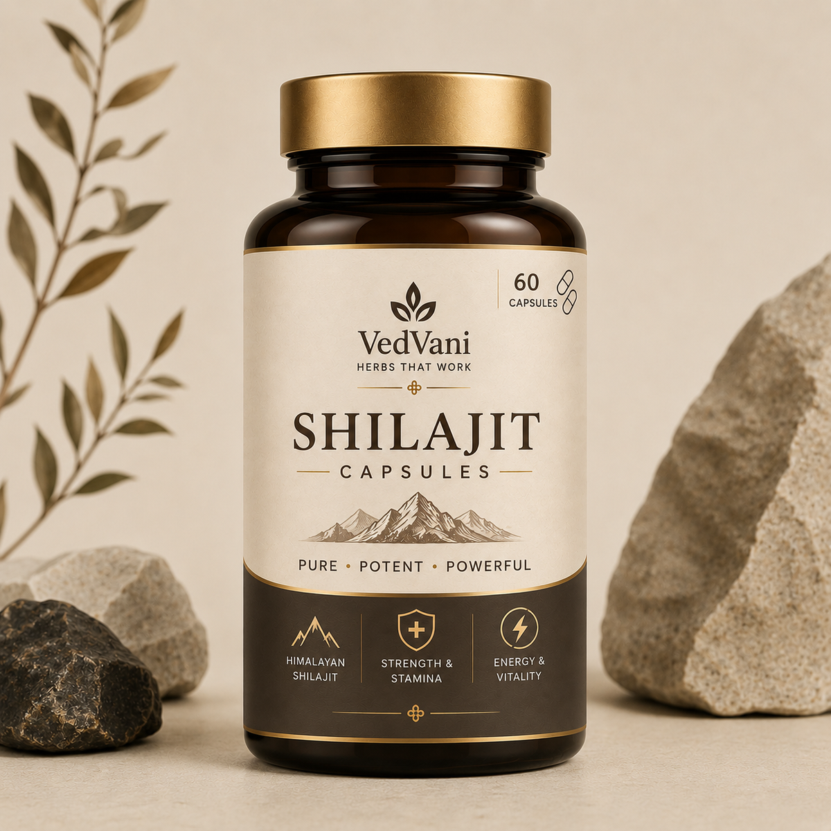 Pure Shilajit Capsules - 60 capsule