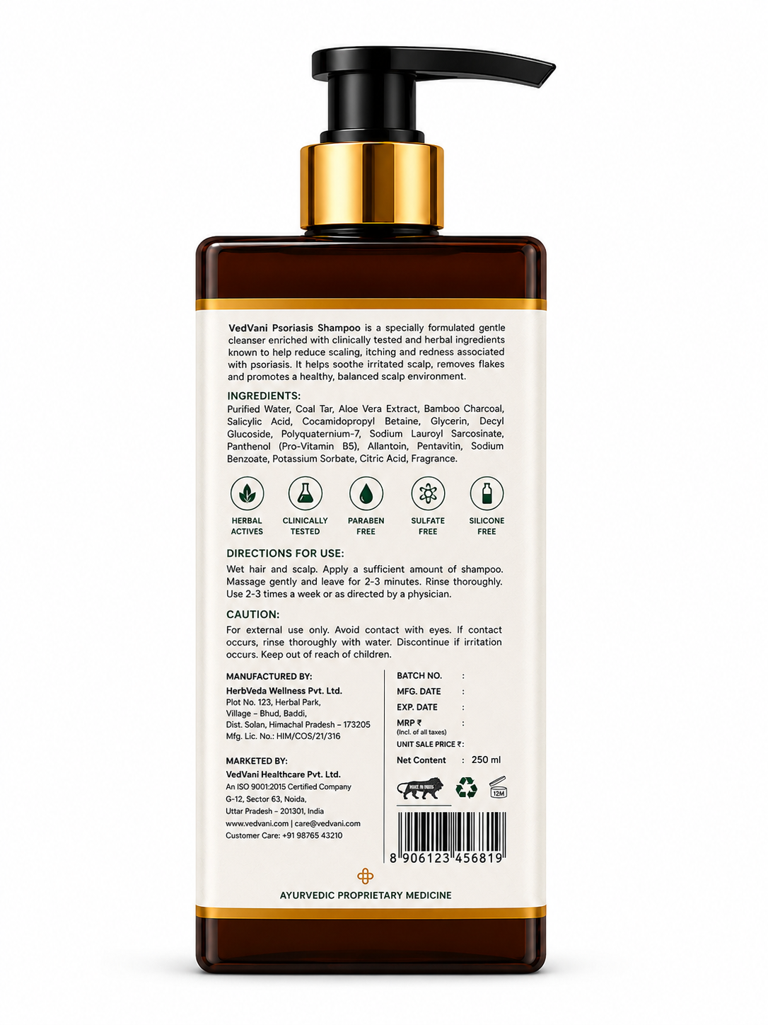 Psoriasis Shampoo - 250 ml