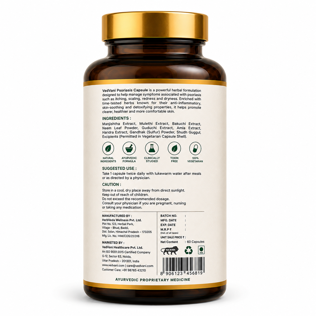 Psoriasis Relief Capsules